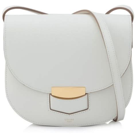 celine trotteur bag white|WOMEN'S LUXURY WHITE BAGS AND HANDBAGS .